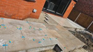 During of rear garden