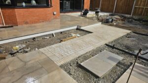 During of rear garden