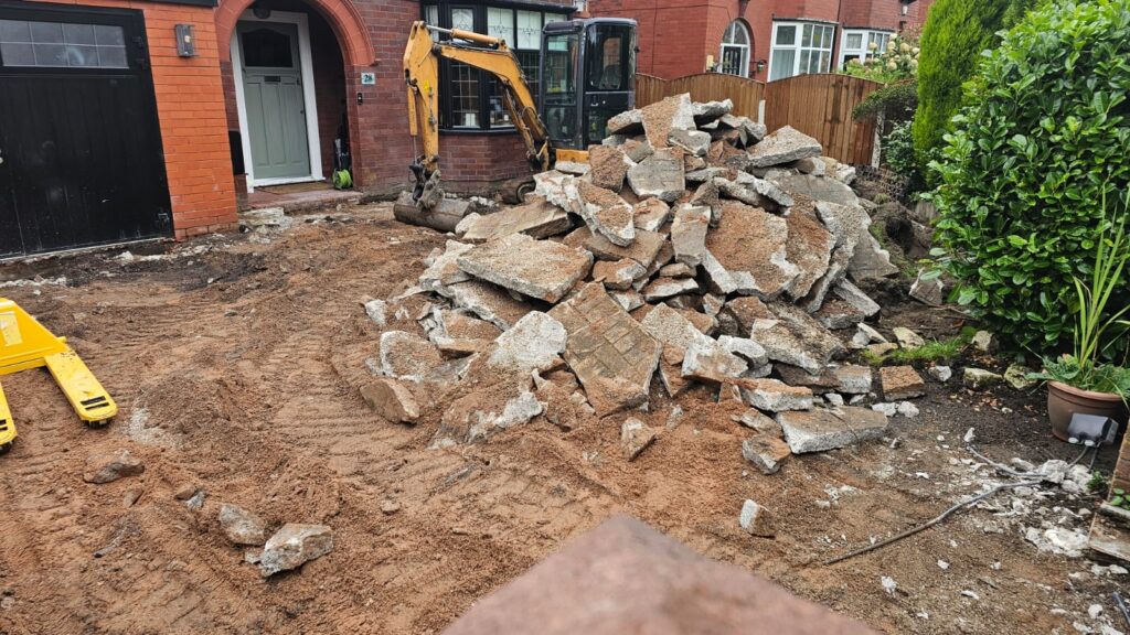 During of the front garden